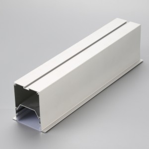 6063 profil din aluminiu din aluminiu din aluminiu, cu clemă de montare a capacului de capăt