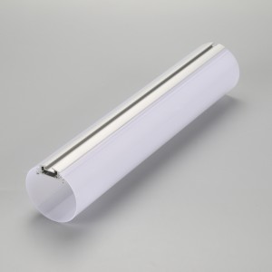 China en-gros alu rotund profil de aluminiu LED pentru benzi LED