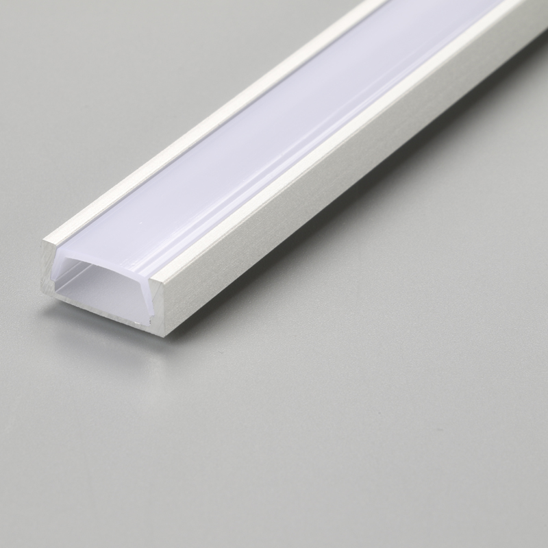 1M din aluminiu încastrat din aluminiu cu LED-uri pentru LED-uri cu lungimea capacului personalizat
