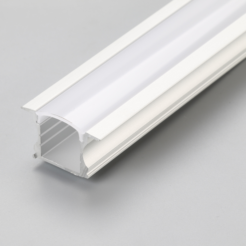 Profil din aluminiu cu LED-uri încastrat, pentru LED-uri, cu clip cu resort