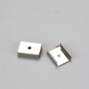 Două profile de iluminat din aluminiu din aluminiu pentru LED-uri flexibile, profile LED din aluminiu 2 lămpi laterale pentru lumini cu LED-uri