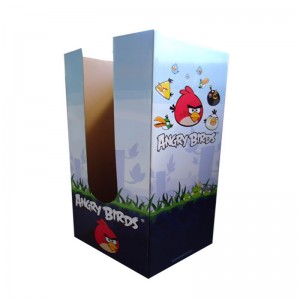 Suport stand de afișare din carton, raft de carton ondulat, unitate de afișare a podelei