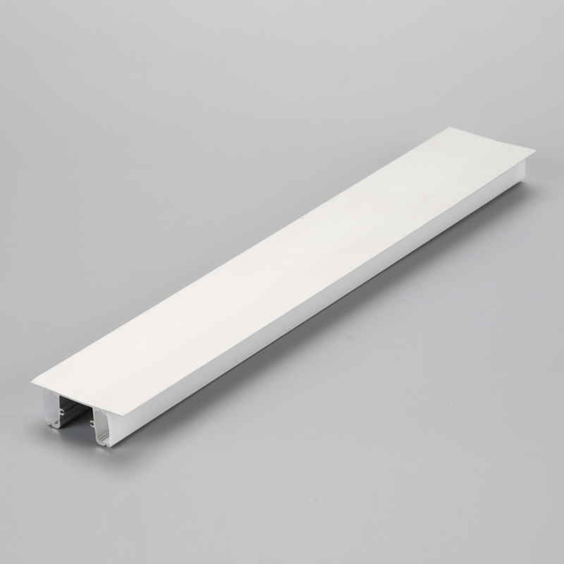 Două fețe de iluminat PC pătrat lustruire difuzor acoperă la lumina LED lumina profil de aluminiu