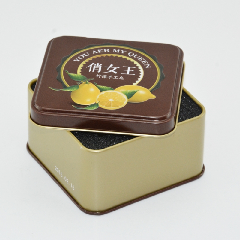 Fabrica de en-gros mici pătrat cosmetice cutie de carton pentru ambalare săpun