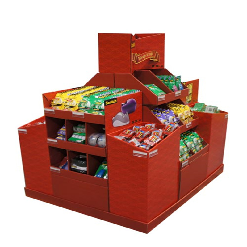 Carton de jucărie personalizat pentru jucării asamblat Suport de prezentare pentru paleți pentru supermarketuri