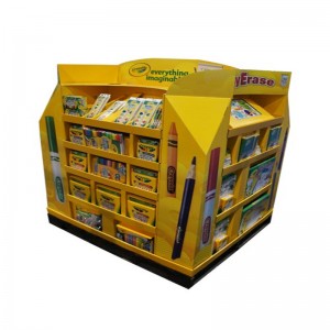 Carton de jucărie personalizat pentru jucării asamblat Suport de prezentare pentru paleți pentru supermarketuri