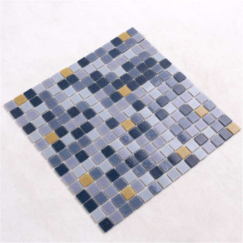 Preț scăzut Iridescent Piscină Sticlă mozaic de sticlă 4mm Grosime