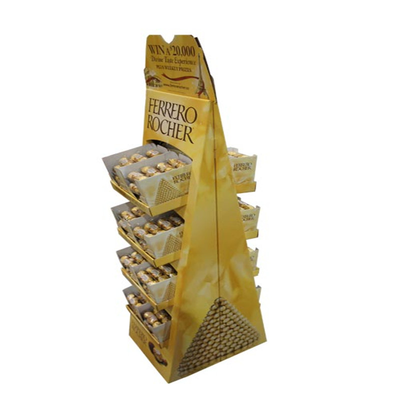 Suport de vânzare cu carton POS de vânzare cu amănuntul pentru biscuiți