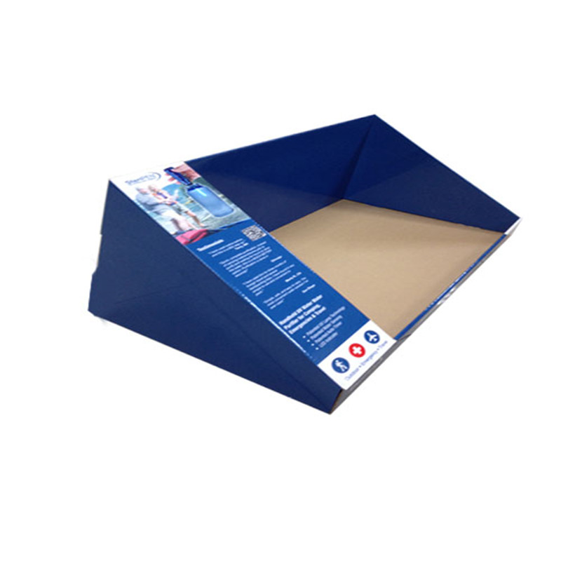 Afișaj cosmetic de hârtie personalizat POS POS Carton ondulat din carton ondulat pentru cosmetice