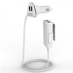 Încărcător de mașină KPS-8501LC cu 4 porturi USB externe