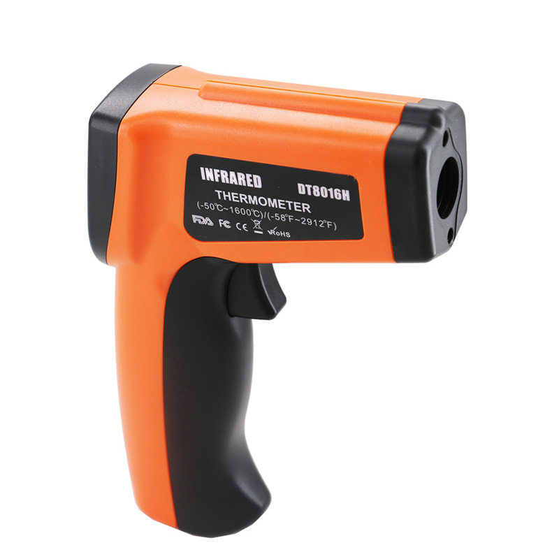 Pistol de temperatură Termometru cu infraroșu Instrument digital, handheld cu laser Sight cu afișaj precis