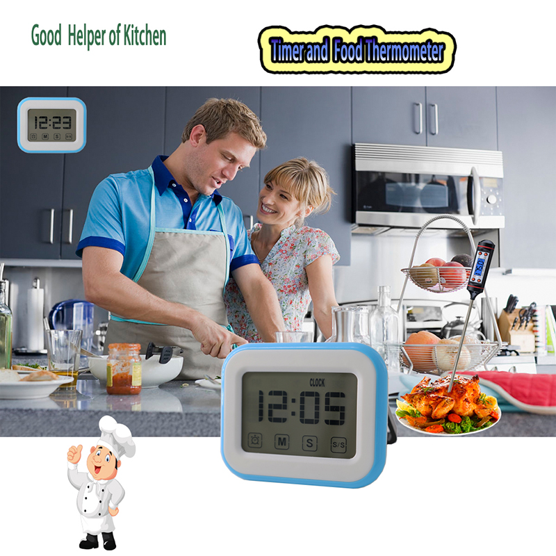 Timp de afișare a ceasului de bucătărie pentru gospodărie 24 de ore