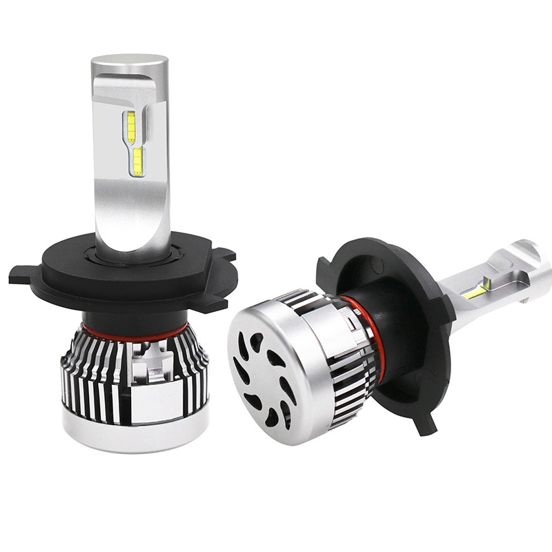 60W 6000LM mașină super strălucitoare h4 becuri cu leduri de înaltă putere h4 p43t / p45t faruri led