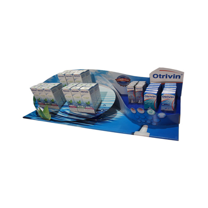 Suport atractiv pentru podea din hârtie pentru contor de carton