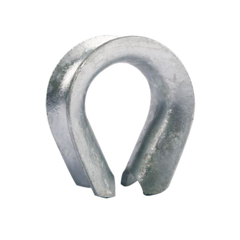 Thimble din oțel zincat K-3 pentru cordă de fibră