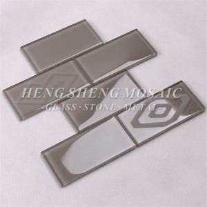 HSP42 Model de înaltă calitate de cărămidă de cărămidă din subțire mozaic pentru ziduri de bucătărie spate