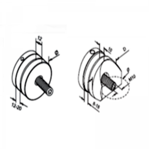 Adaptor de sticlă 50MM