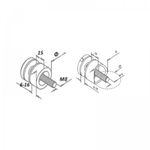 Adaptor de sticlă 30MM