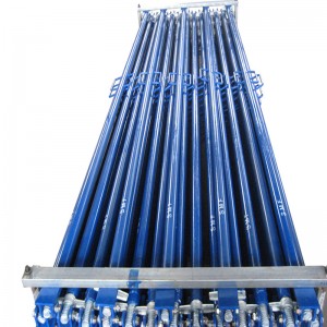 Schelă Perete Push Pull Prop Vopsit Albastru