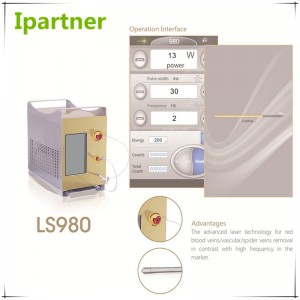 Laserul cu diode Ipartner LS980 eliberează sistemul de roșeață