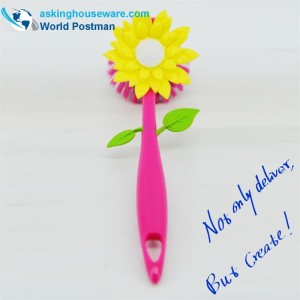 Perie de vase pentru bucătărie Akbrand Flower