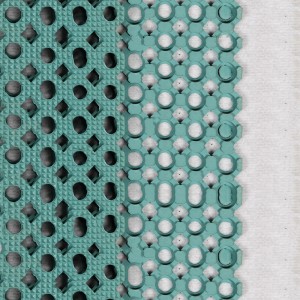 Covoraș de cauciuc rezistent la apă cu gură de scurgere pentru restaurant