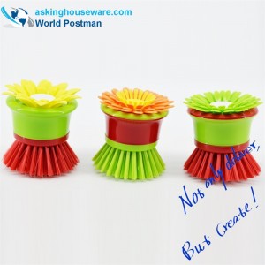 AKDB002 Perie de curățare a bucătăriei în formă de flori mici la îndemână