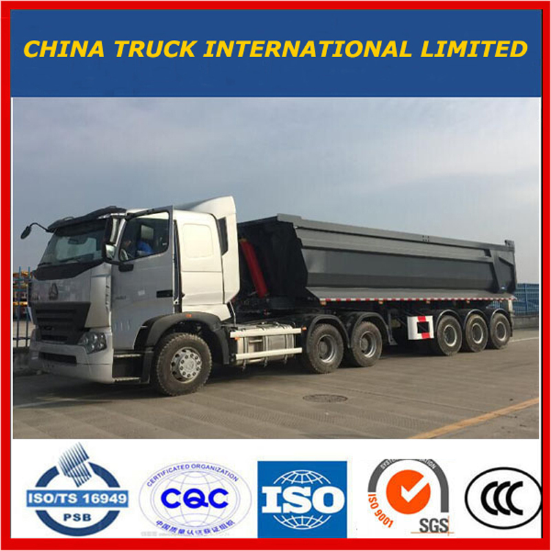 Cimc Tri Axles 25m3--37m3 Semiremorcă / basculantă semiremorcă