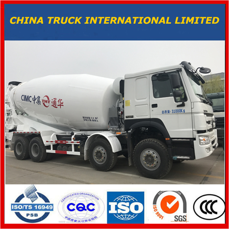 Camionul HOWO de înaltă rezistență HOWO 6 * 4 8m3 Ciment Diesel Diesel