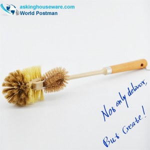 Peria de toaletă Akbrand Handle pentru plajă cu perie de curățare multifuncțională