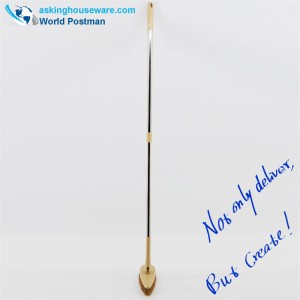 Akbrand cu mâner lung, pardoseală elastică, triunghi, cu cap de formă