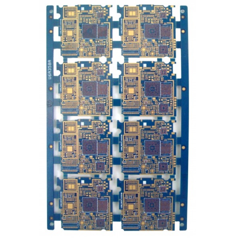 4 straturi HDI hibrid PCB de înaltă frecvență umplute cu rășină
