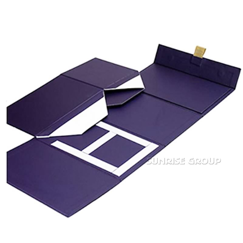 Cutie de închidere magnetică de hârtie elegantă de lux