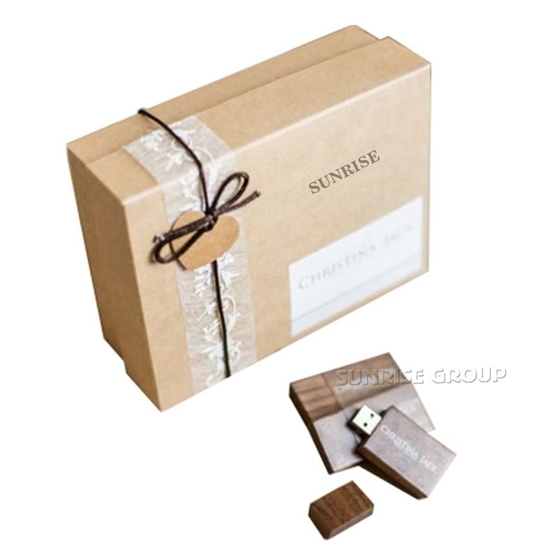 Cutie de ambalare personalizată pe disc Kraft Paper U