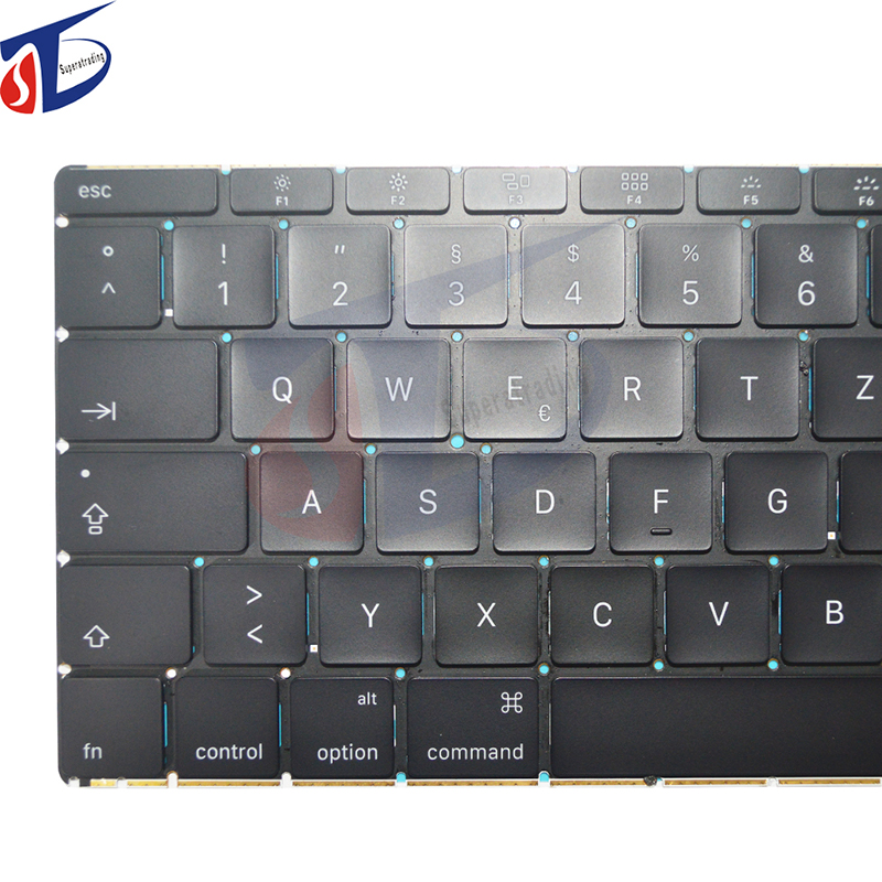 Înlocuire A1534 Tastatură germană fără iluminare din spate pentru Apple MacBook Retina 12 '' A1534 2015 Tastatură