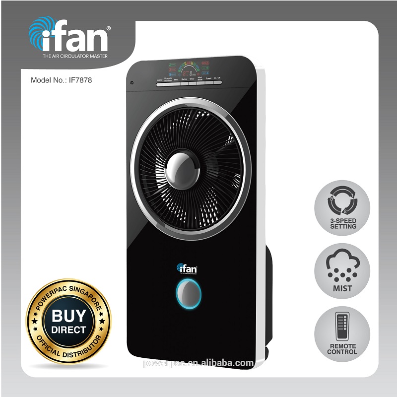 iFan -PowerPac Ventilator de aer cu ventilator de ceață cu ionizator (IF7878) Stocuri Aparate (stocuri disponibile)