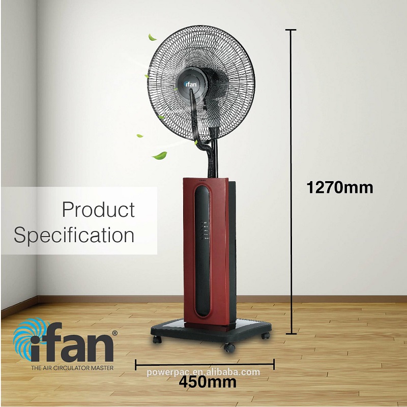 Aparate de răcire cu ventilator de iFan-PowerPac Mist Ventilator cu repulsor pentru țânțari (IF7575) Stocuri (stocuri disponibile)