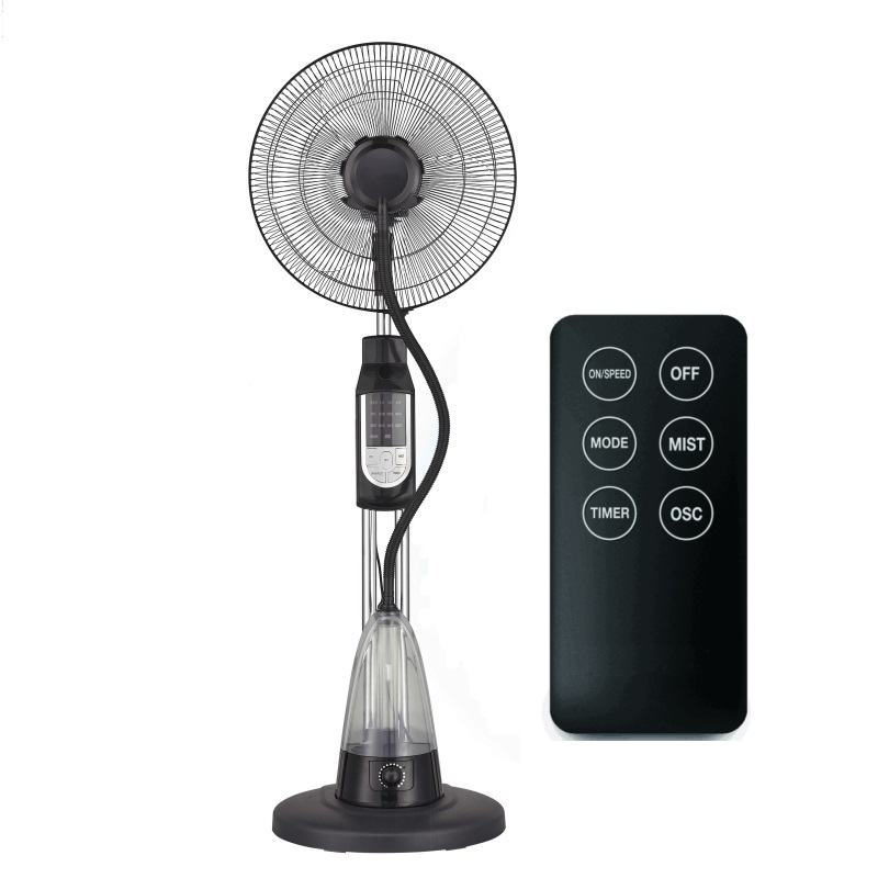 Cel mai recent ventilator de apă rece de 16 inci cu funcție contronală de la distanță 3 Ventilător de manta reglabil la viteză