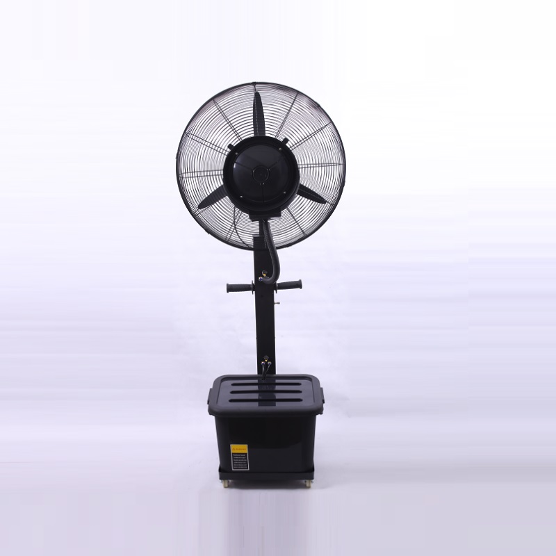 Reglaj 26inch nou reglabil din fabrică reîncărcabil ventilator de ceață stand suport de apă ventilator industrial de ceață, apă ventilator de ceață exterior