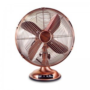 Ventilator de masă retro metal de 12 inch cu vânzare la cald cu viteză ridicată