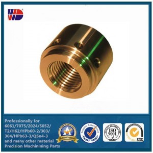 frezare cnc prelucrarea pieselor din alamă de prelucrare precisă