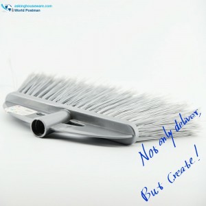 Cap de mână din plastic Akbrand cu pensulă simplă și brâuri lungi gri