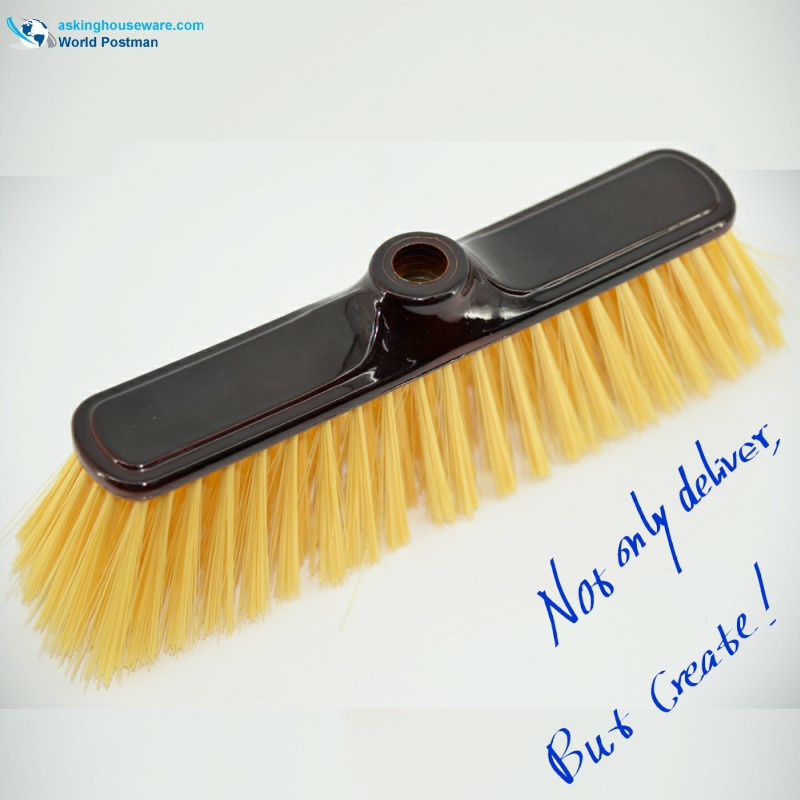 Cap de mână din plastic Akbrand cu placă de perii acoperite