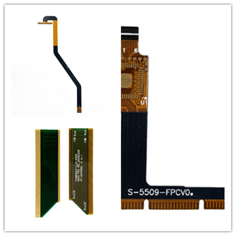 FPC pentru panou tactil / FPC pentru LED / Goldfinger rigidizat placat cu aur FPC OEM flexibil PCB placă de circuite flexibile placă de cablu FPC