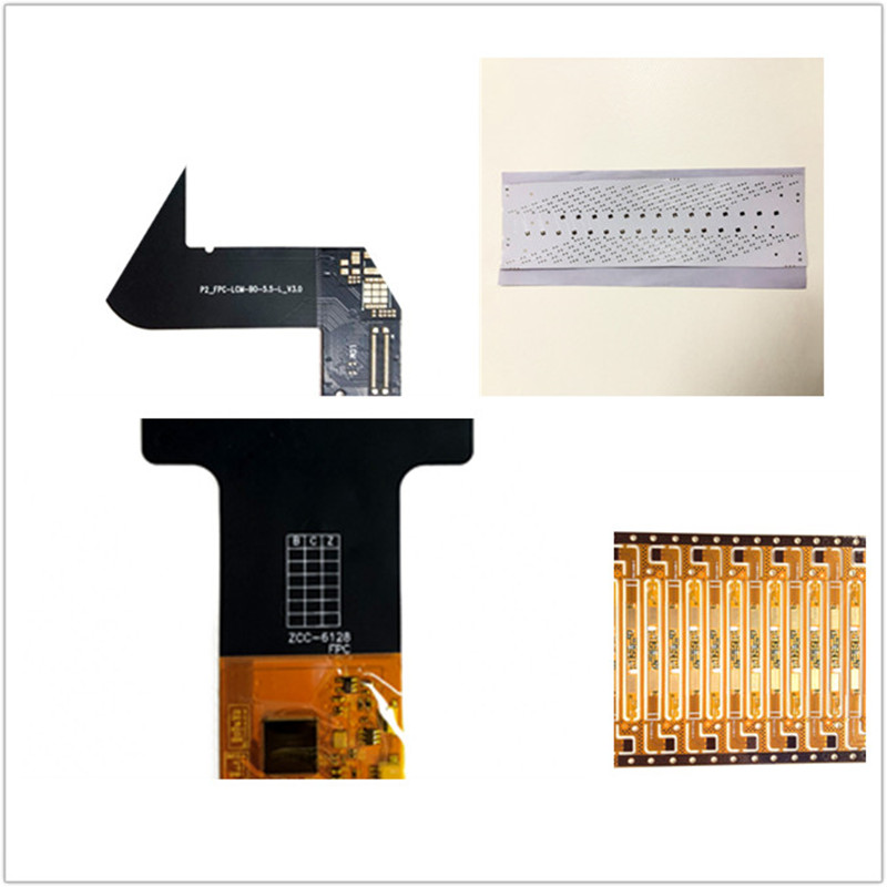 FPC pentru panou tactil / FPC pentru LED / Goldfinger rigidizat placat cu aur FPC OEM flexibil PCB placă de circuite flexibile placă de cablu FPC