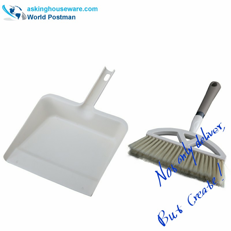 Pensula Akbrand Dustpan Broom cu praf pătrat de dimensiuni mari