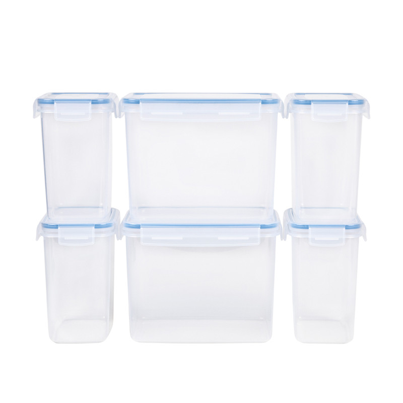 BPA Gratuit 6 buc Set de bucătărie Container Container de cereale uscat Container alimentar pentru casă