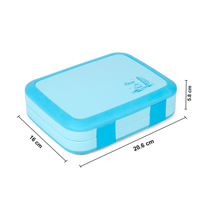 Cutie de prânz pentru copii Bento, fără scurgere, din plastic BPA