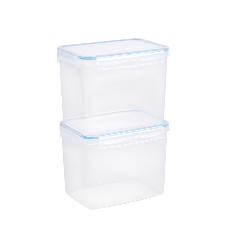 Containere de depozitare a cerealelor fără scurgeri din plastic BPA din bucătărie cu capace de blocare - set de 4 (122.99 oz / 3.6L)