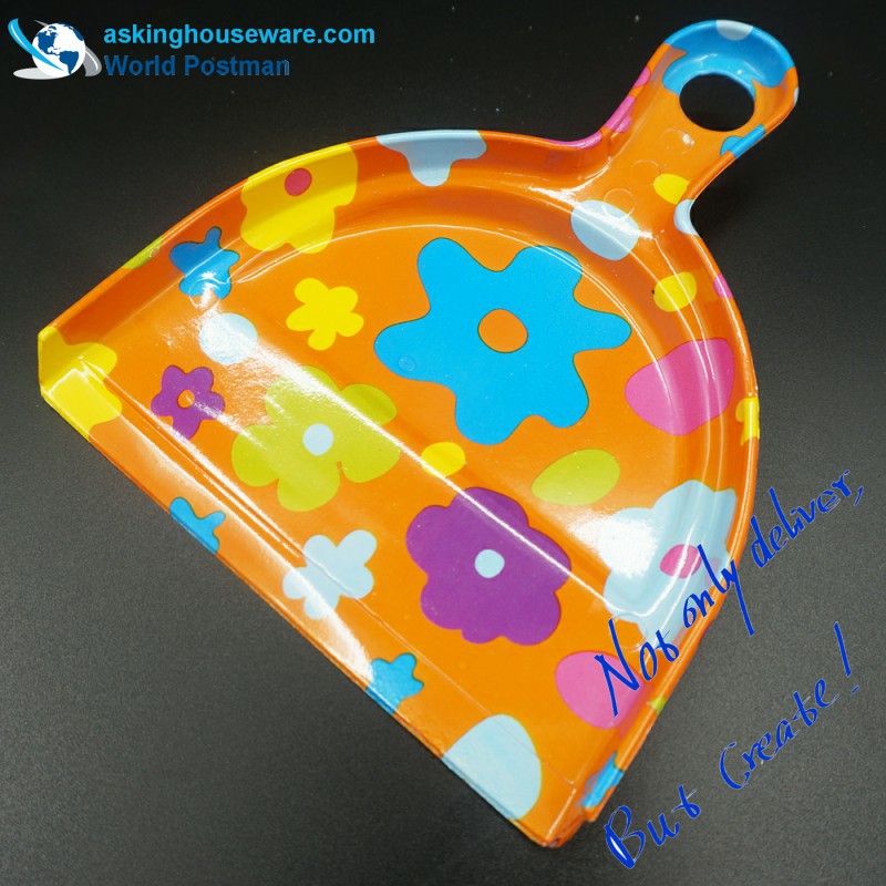 Akbrand Yellow Flower Water Mark Dustpan perie Dimensiune mică Broom